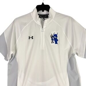 Duke Blue Devil Under Armour Squad Pullover Mens L Coaches‎ Performance Training